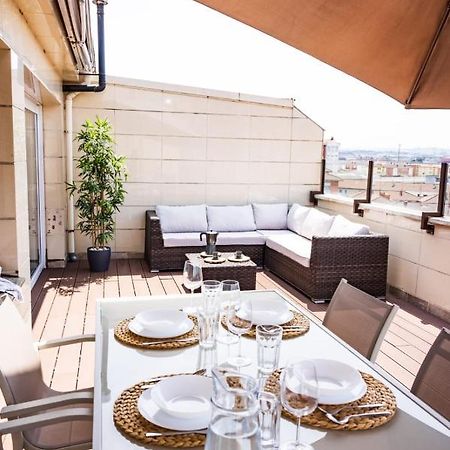 Lujoso Atico Entre 2 Playas Con Garaje, Terraza, Vistas Y Wifi Apartamento Gijón Exterior foto